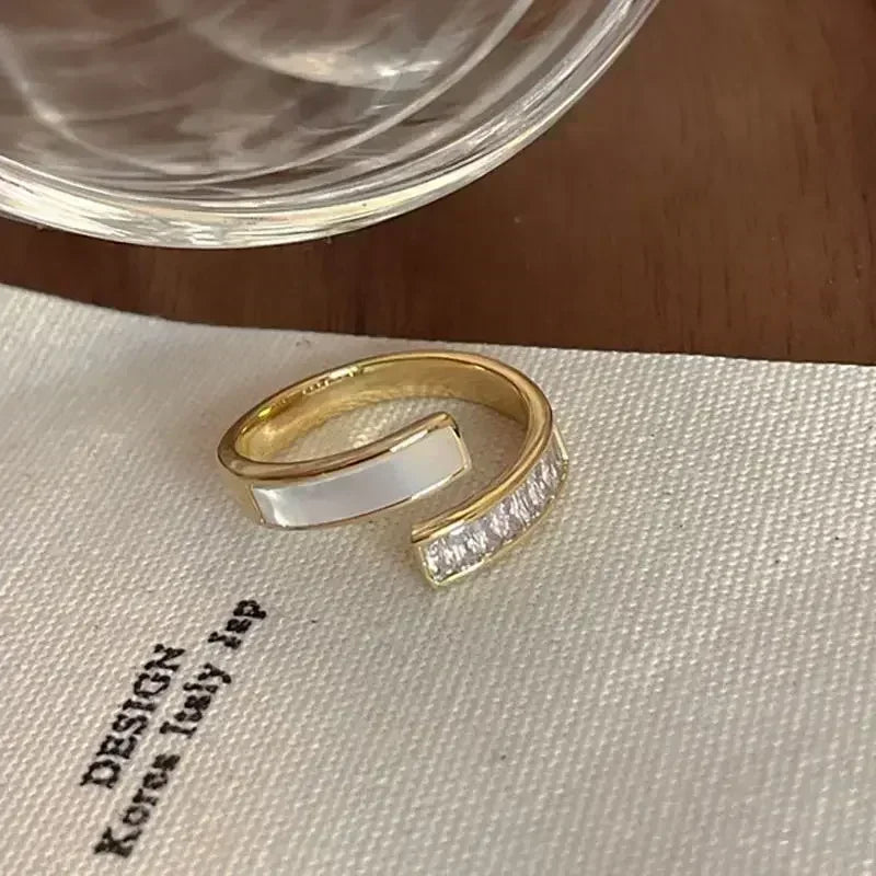Punk Goldene Flüssigkeit Ringe Set Für Frauen Mode Unregelmäßige Welle Metall Knuckle Ringe Ästhetischen Egirl Gothic Schmuck Geburtstag Geschenke