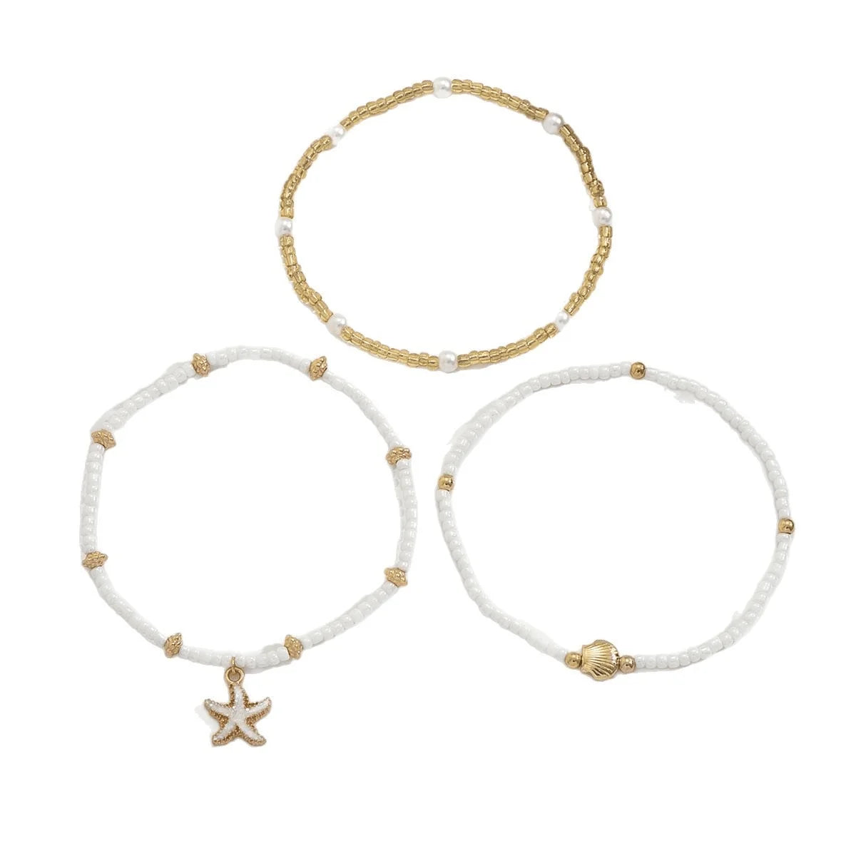 Vintage Fußkettchen für Frauen Boho Muschel Seestern Charm Fußkettchen Beinarmbänder Bodychain Sommer Strand Schmuck Accessoires Geschenke
