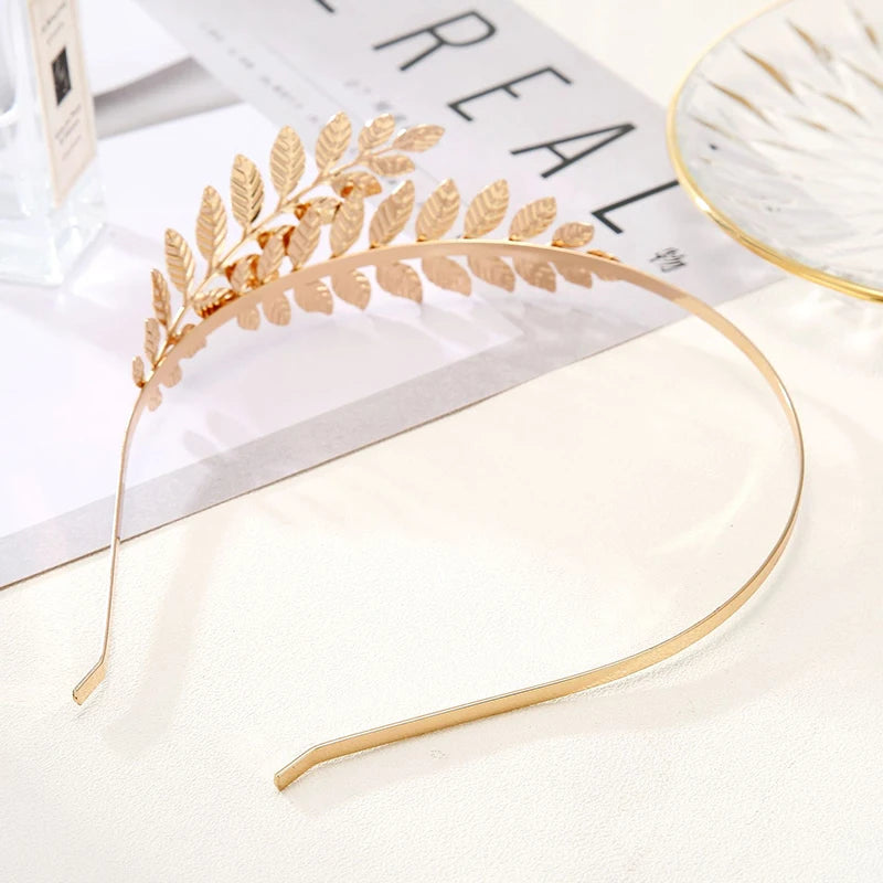 Mode Braut Hochzeit Blatt Haar bänder Damen Party Haarschmuck Mädchen Geburtstag Kopf bedeckung Accessoires