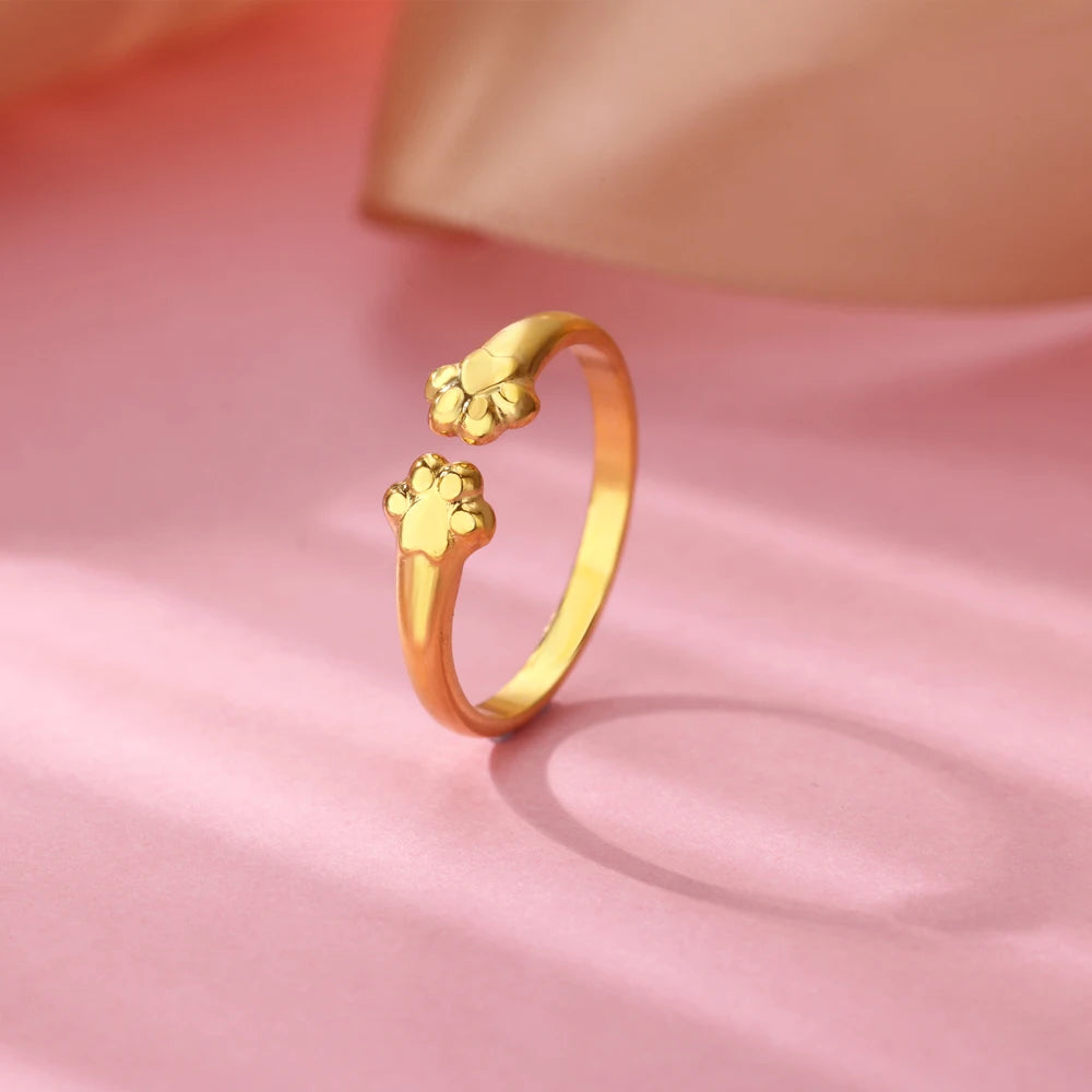 Edelstahl Zirkon Geometrische Ringe Für Frauen Luxus Bösen blick Gold Farbe Einstellbar Trendy Hochzeit Ästhetischen Jewerly Geschenk