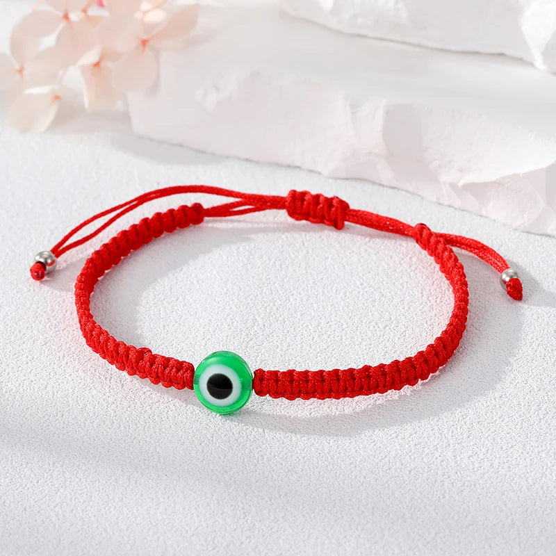 Türkische blaue böse Blick Perle Glück Seil Armbänder Frauen Männer Paare Vintage handgemachte geflochtene Auge Hand Kette Handgelenk Hochzeit Schmuck