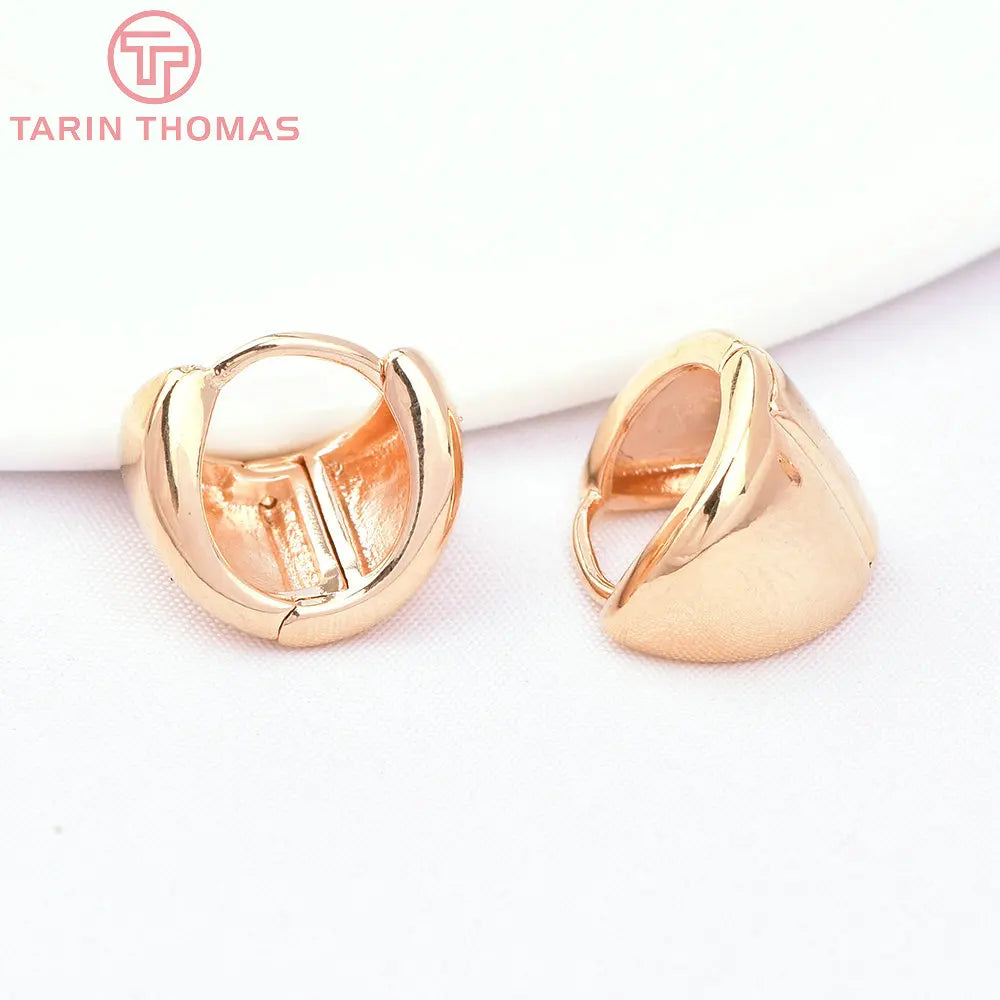 (6161) 6PCS 13x11MM 24K Gold Farbe Messing U Form Ohrring Verschluss Hohe Qualität DIY Schmuck Machen erkenntnisse Zubehör Großhandel
