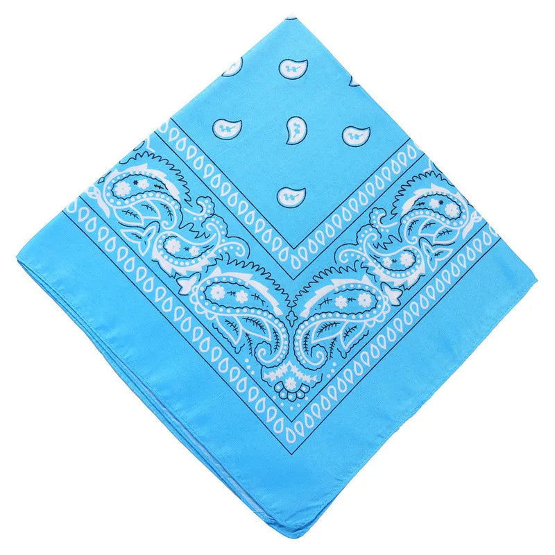 Hip Hop Frauen Bandana Schal Mädchen Kinder Punk Quadratische Bandanas Kopfbedeckung Mode Böhmischen Kopf Schal Stirnbänder Haar Zubehör 2024