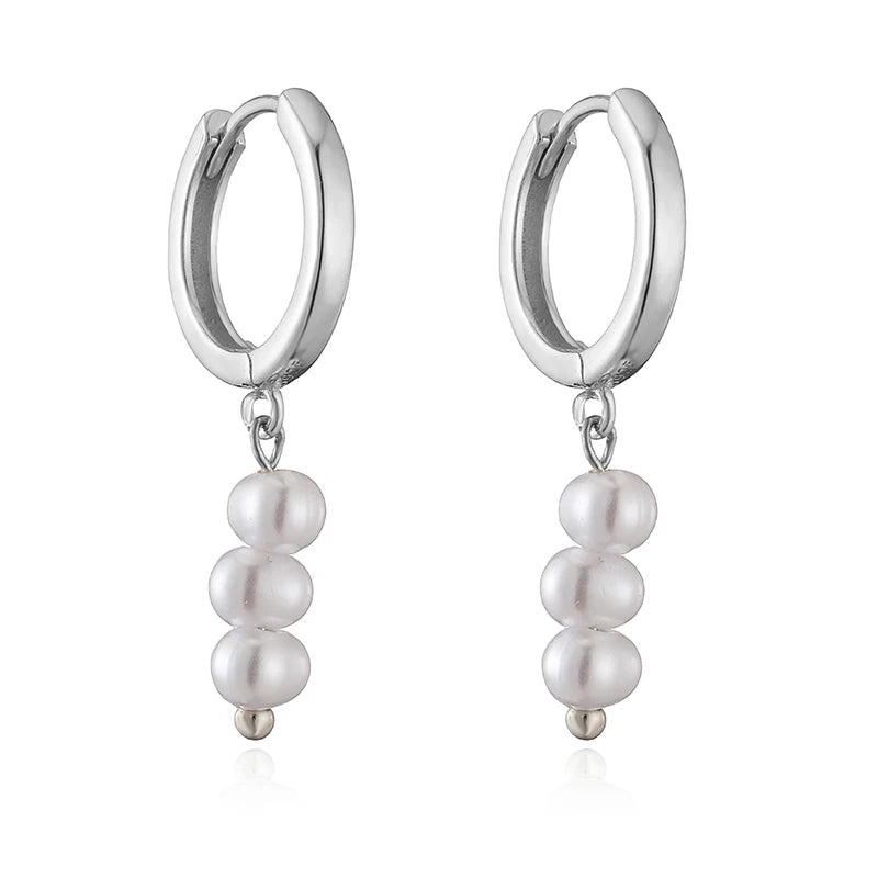 S925 Sterling Silber Barock Stil Vintage Anhänger Creolen Gericht Eleganz Ohrringe für Frauen Schmuck Geschenke SE35