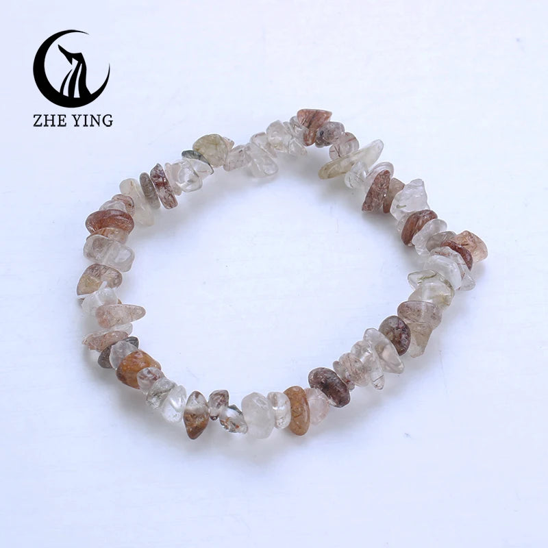 Zhe Ying Malachit-Stein-Perlen-Armband, 5–8 mm, kleiner natürlicher Edelstein, Stretch-Armband für Damen, modisch, günstiger Schmuck, Geschenk
