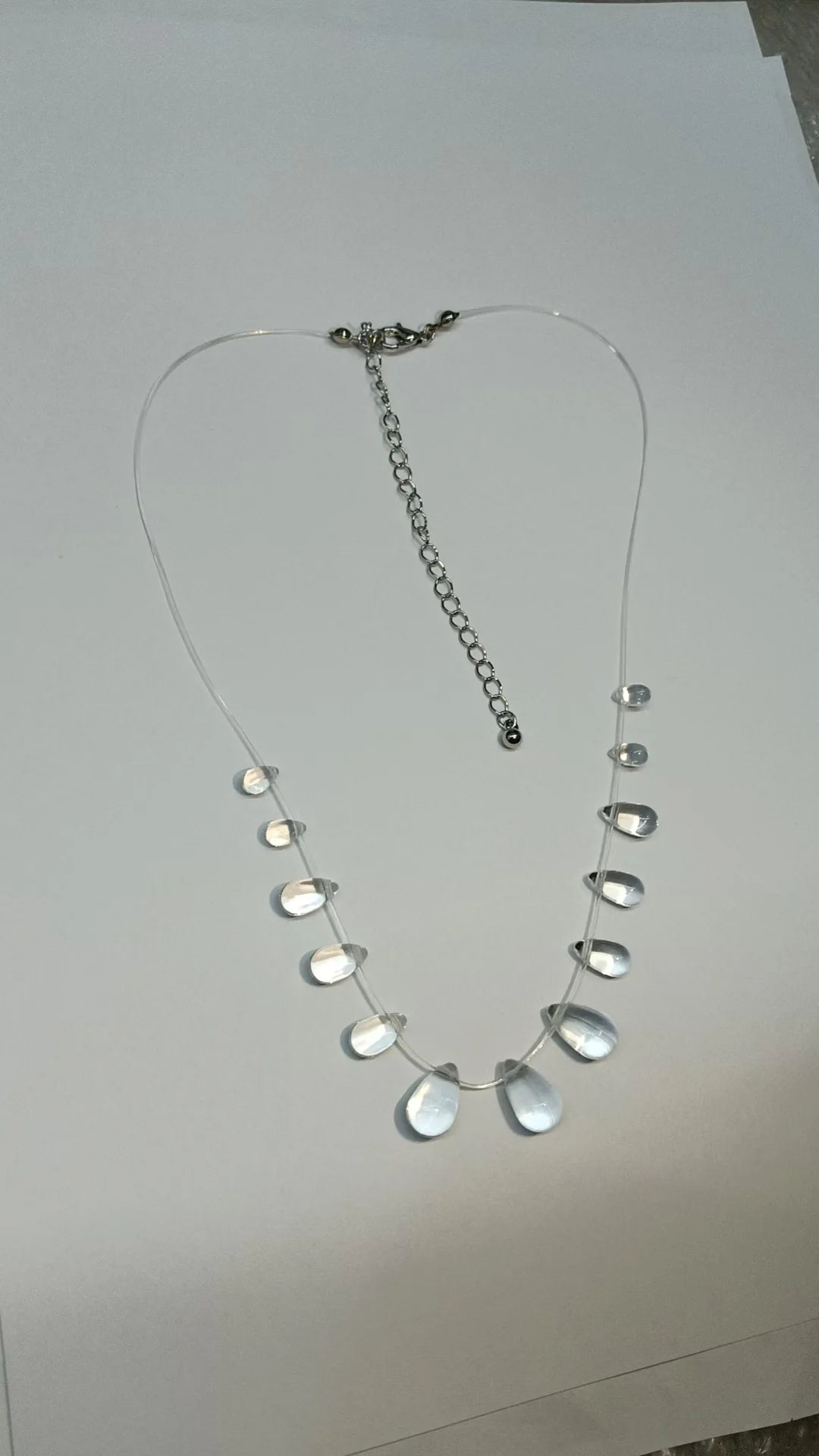 Handgefertigtes Tau-Regen-Ohrringe, Armband, Halskette, Schmuckset für Frauen, Teenager, Mädchen, Mutter, Kristall, Hochzeit, Party, Schmuck, Geschenke für Sie