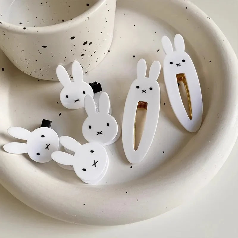 CuteCartoon Kaninchen Haarnadel Süße Coole Seite Clip Neue Stil Frontal Haar Karte frauen Haar Zubehör Student Haar Clip