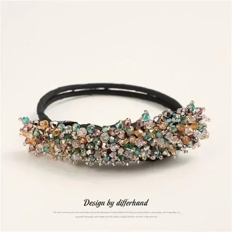 Koreanische Mode Kristall Perle Hochsteckfrisur Haar Clips Elegante Geflecht Haarspangen Kopfbedeckung Mädchen Frauen Haar Zubehör