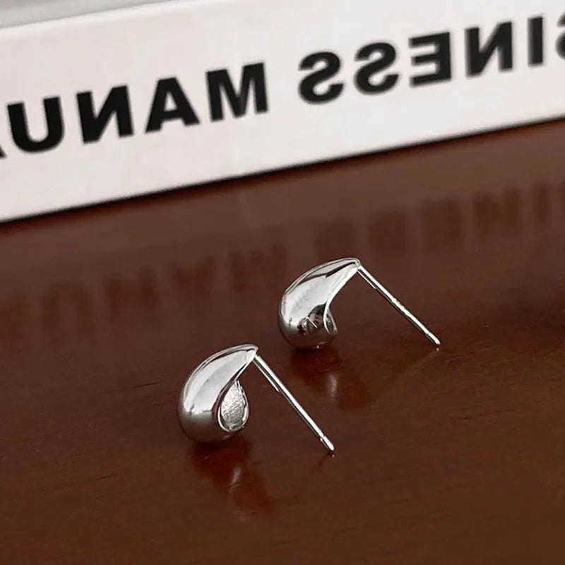 Ventfille Wassertropfen-Ohrring aus 925er-Sterlingsilber für Frauen, Geschenk, Minimalismus, vielseitiger Büro-Trend-Schmuck, Dropshipping