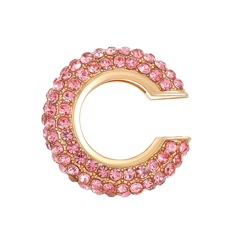 1Pcs Mehrfarbige C-Förmigen Knorpel Ohr Clip Ohrringe für Frauen Mode Luxus Strass Keine Durchbohrten Ohr Manschette Weiblichen schmuck