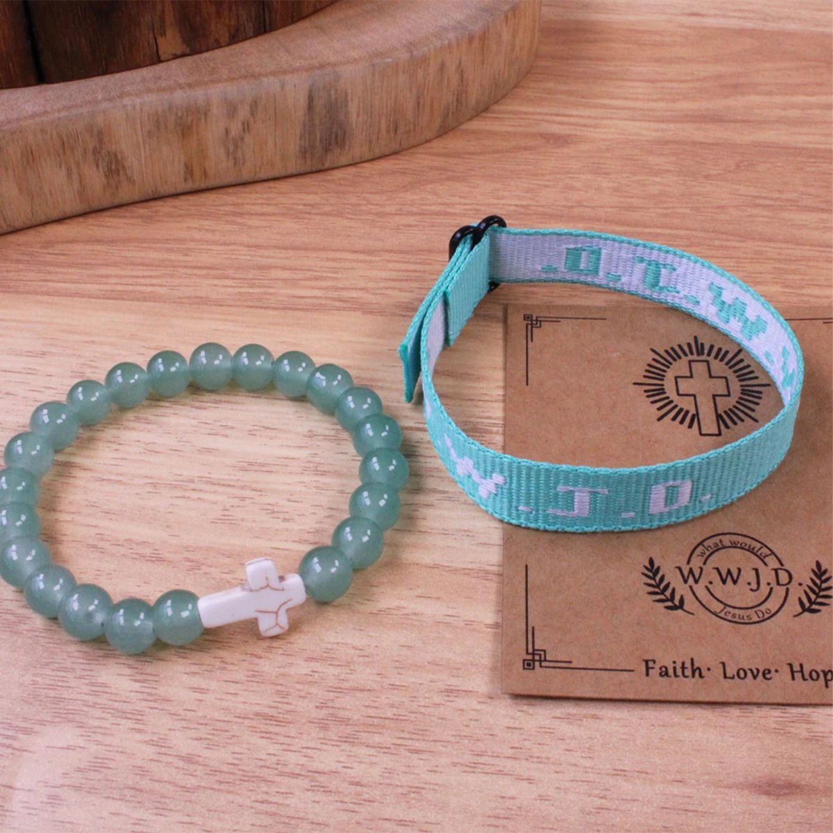 Harong WWJD verstellbare bunte Armbänder „What Wound Jesus Do“-Armbänder, inspirierender christlicher Schmuck, Geschenke für Damen und Herren