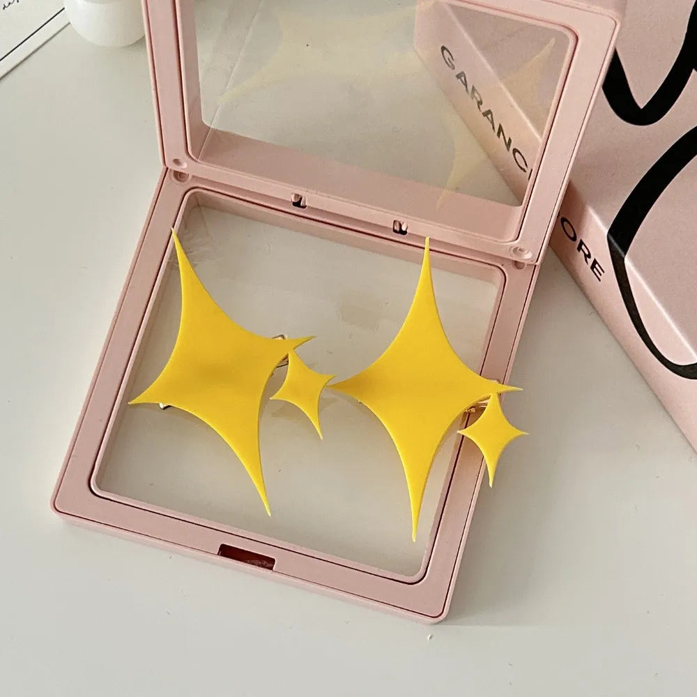 2 Stück süße Cartoon-Stern-Haarnadeln für Frauen Revue Starlight Kagura Hikari Cosplay Star Haarspangen Kopfbedeckung Mädchen Haarschmuck