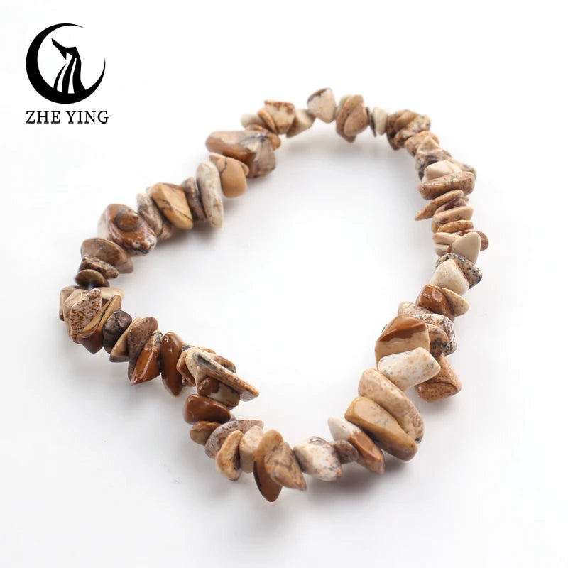 Zhe Ying Malachit-Stein-Perlen-Armband, 5–8 mm, kleiner natürlicher Edelstein, Stretch-Armband für Damen, modisch, günstiger Schmuck, Geschenk