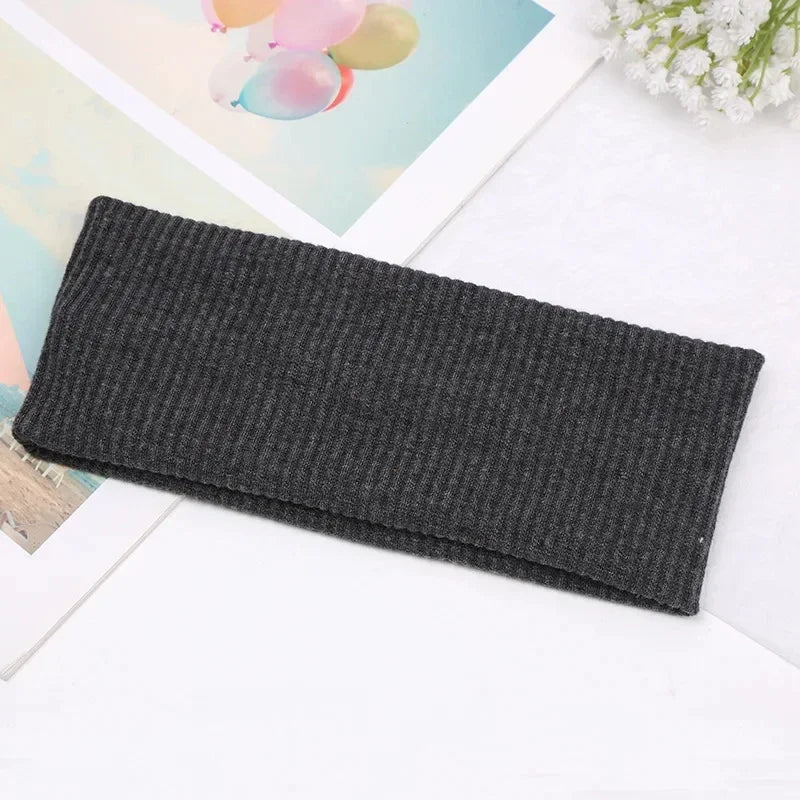 Sport Radfahren Gesicht Waschen Haarbänder Weiche Koreanische Baumwolle Gestrickte Stirnband Für Frauen Mädchen Bandanas Mode Haar Zubehör