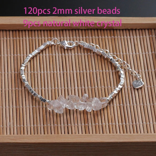 VENTFILLE Schmetterlingsarmband aus 925er-Sterlingsilber für Mädchen, Perlenschnur-Design, Insekt, modisch, vielseitiger Schmuck, Geschenk, Dropshipping