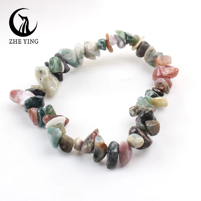 Zhe Ying Malachit-Stein-Perlen-Armband, 5–8 mm, kleiner natürlicher Edelstein, Stretch-Armband für Damen, modisch, günstiger Schmuck, Geschenk