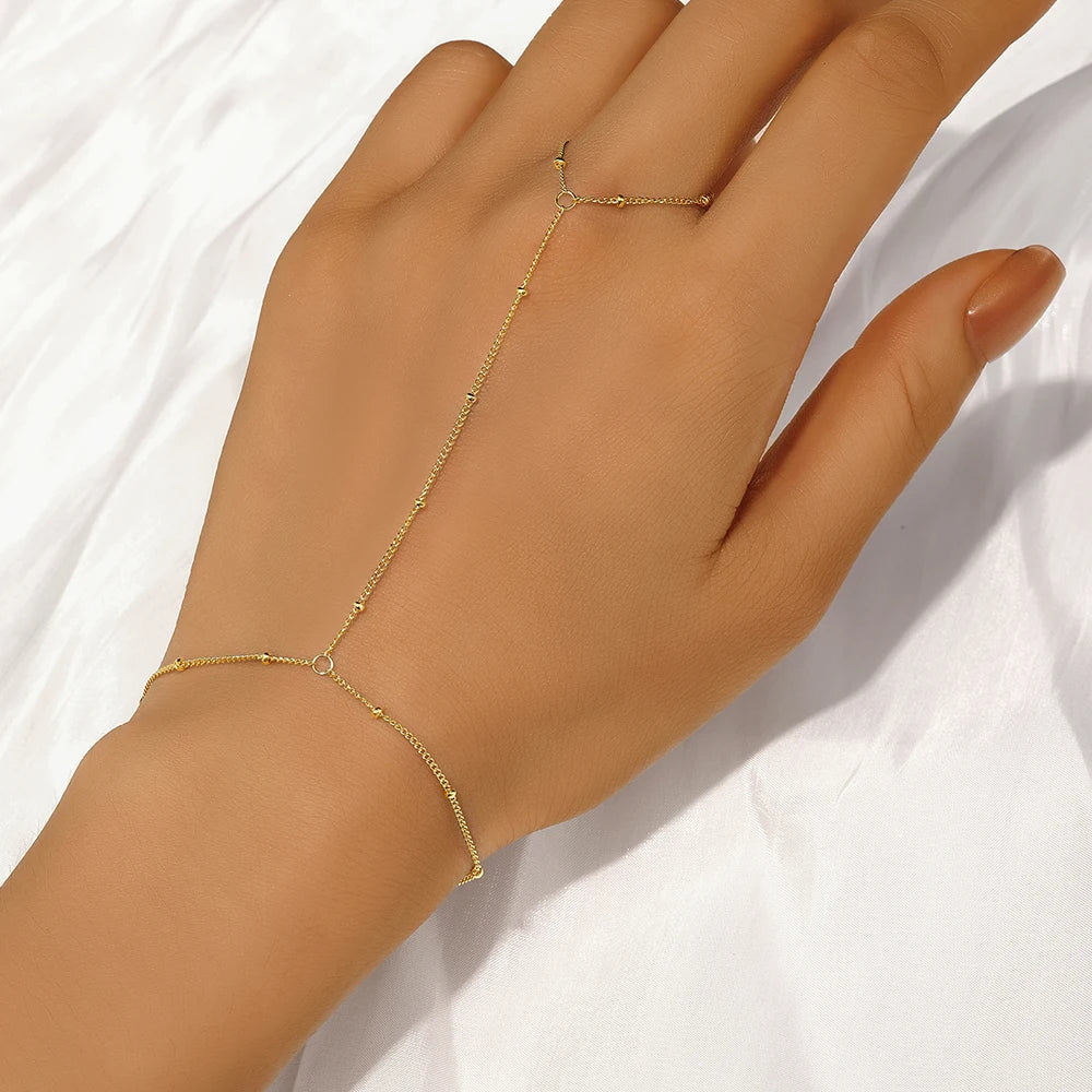 ROXI 925 Sterling Silber Herz/Stern Zirkon Armband mit Finger Design für Frauen Hand Kette Zubehör Party Schmuck Geschenk