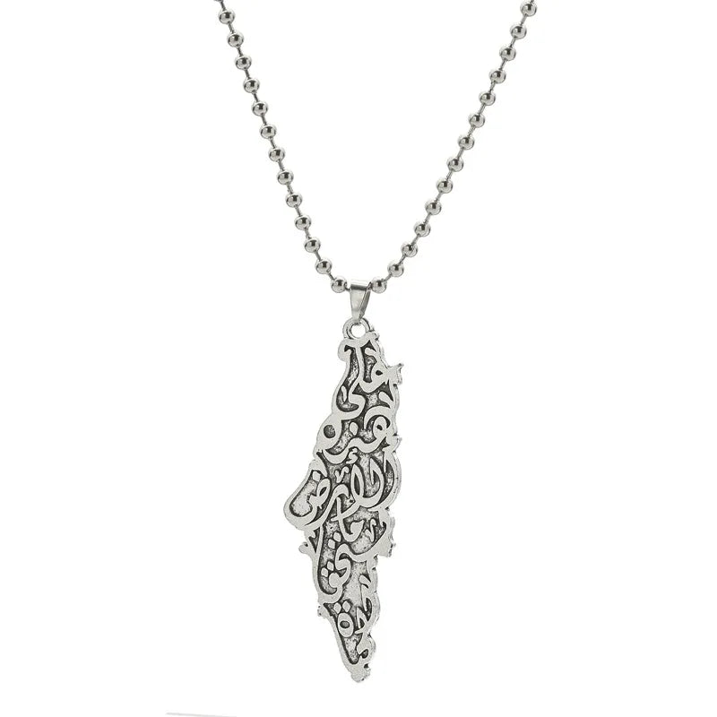 Keffiyeh Anhänger Kette Halskette Schal Form personal isierte Charme trend igen Schmuck Geschenk