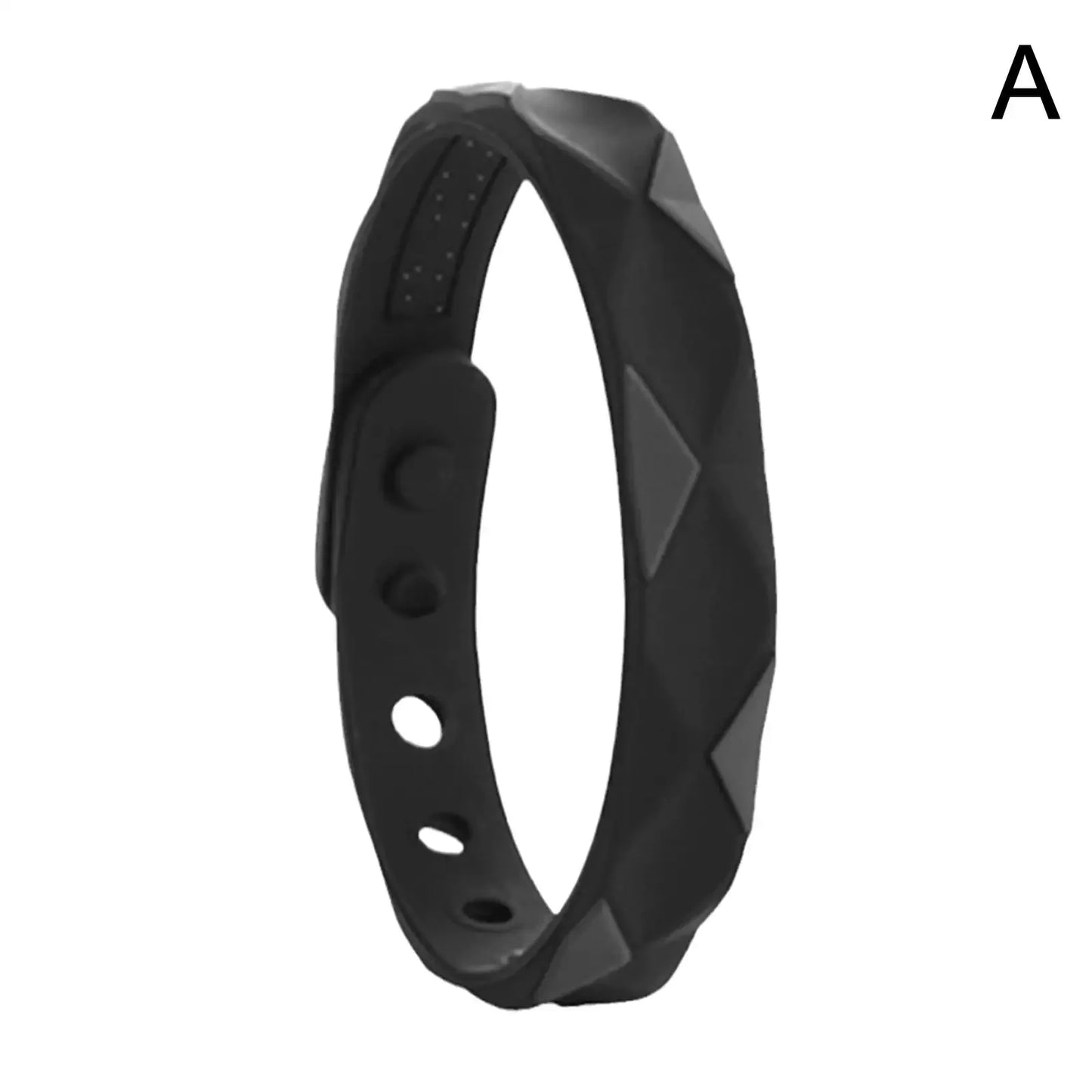 Antistatisches Sportarmband mit negativen Ionen, Ferninfrarot-Armband, magnetisches Ionen-Armband, Silikon-Balance, negatives Armband