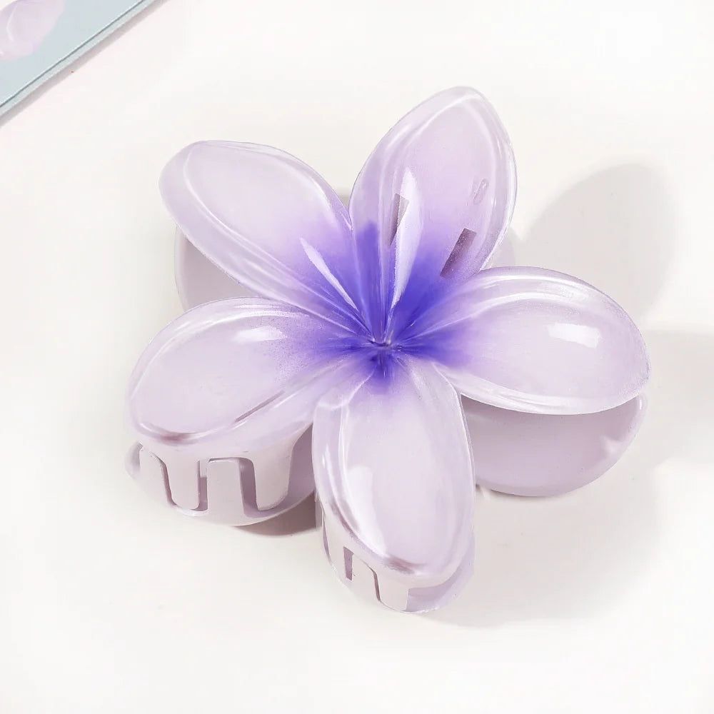 Mode Frauen Blume Haars pangen Urlaub Böhmen Ei Blume Haar Krallen Haars pangen matte Mädchen große Haarnadeln Haarschmuck