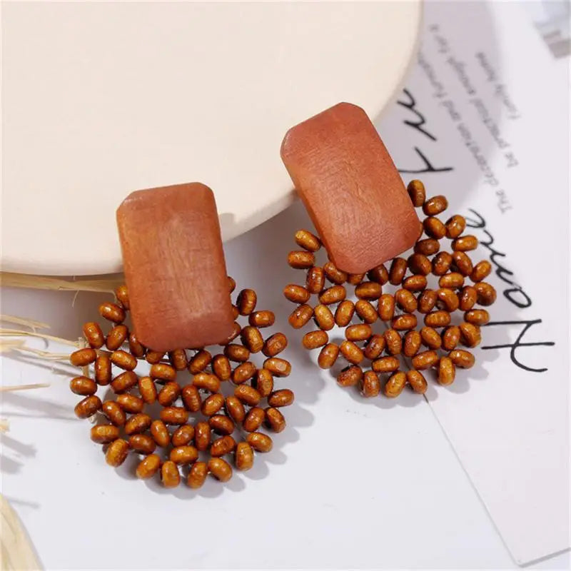 Bohemian Quaste Ohrringe Frauen Runde Große Vintage Ohrringe Ethnische Boho Quaste Lange Baumeln Ohrringe Schmuck Geschenke