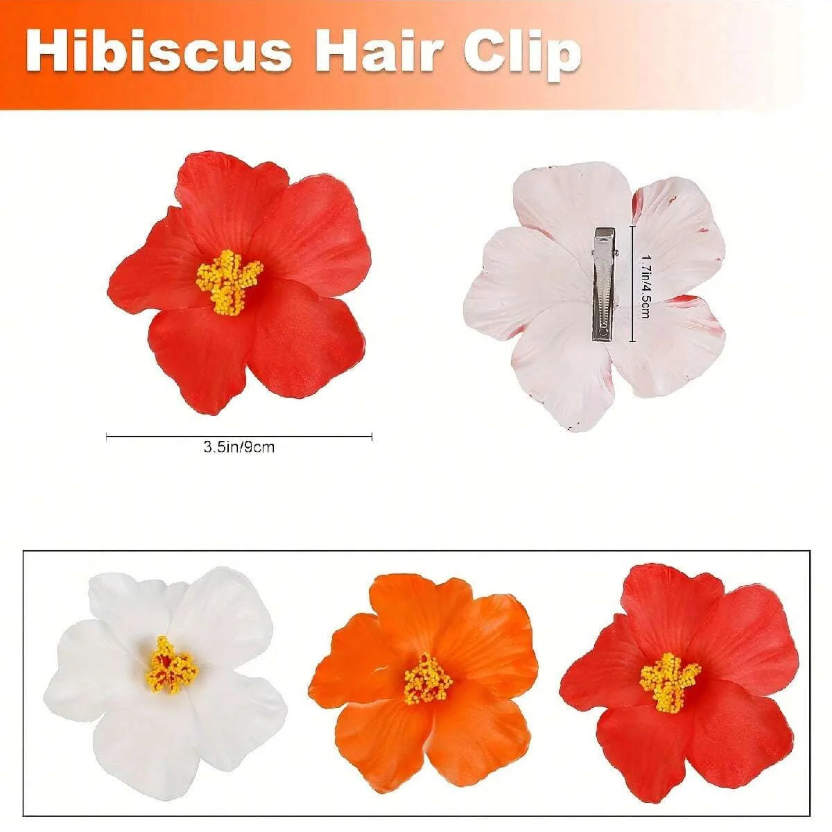 Neue böhmische Stil Hibiskus Blume süße Meer Strand Resort Stil Ei Blume Haarspange für Frauen