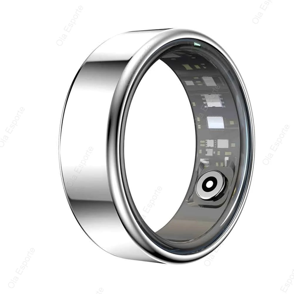 2025 Neu für Xiaomi Smart Ring Männer Frauen, Herzfrequenz- und Blutsauerstoffmonitor Smartring IP68 & 5ATM wasserdicht, Multi-Sport-Modus