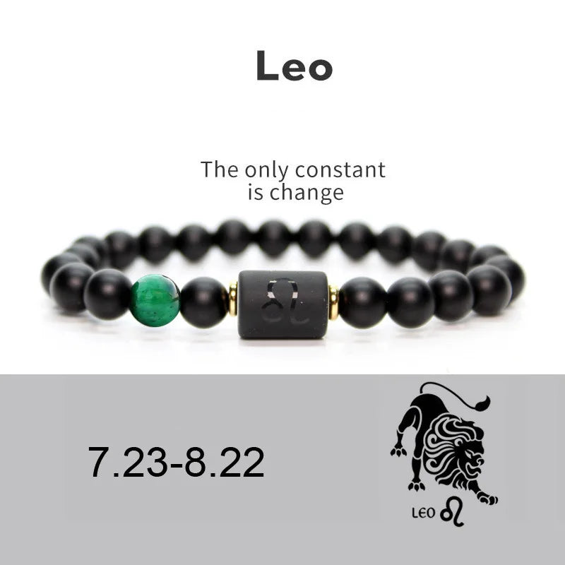 12-Sterne-Schilder, Schmuck für Frauen, Steinbock, Krebs, Löwe, Skorpion, Zwillinge, Schütze, Widder, Jungfrau, Wassermann, Armbänder, Freundschaftsgeschenk