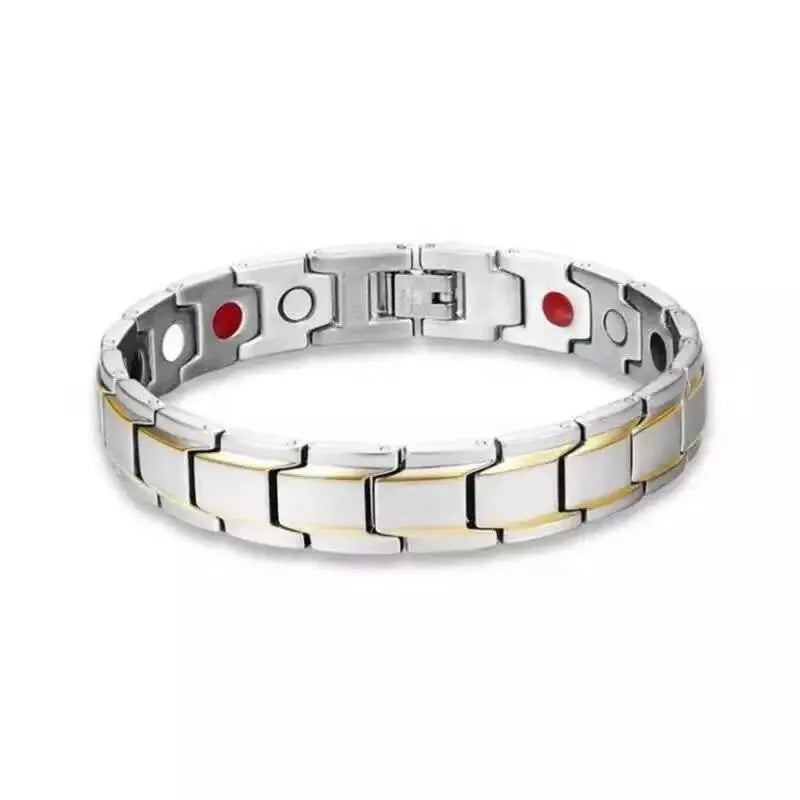 Trendy Stilvolle Männer Kraft Therapie Armband Einstellbare Gesundheit Schlaf Bessere Energie Bio Magnetische Armbänder Armreifen für Männliche Geschenk