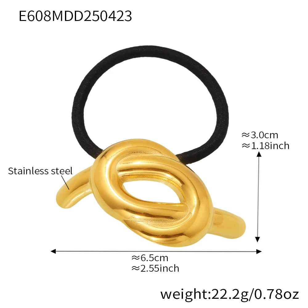 Schickes geometrisches Stirnband, Haarschmuck, Strickstil, Accessoires, Schmuck, elastisches Band, Pferdeschwanzhalter