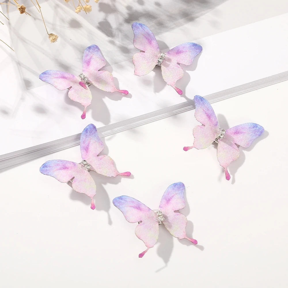 AWAYTR 6 Stück Sonnenblumen-Haarspangen, seitlicher Pony-Clip, niedliche Gänseblümchen, kleine Blumen-Haarnadeln, Entenschnabel-Haarnadel, Damen-Haar-Accessoires