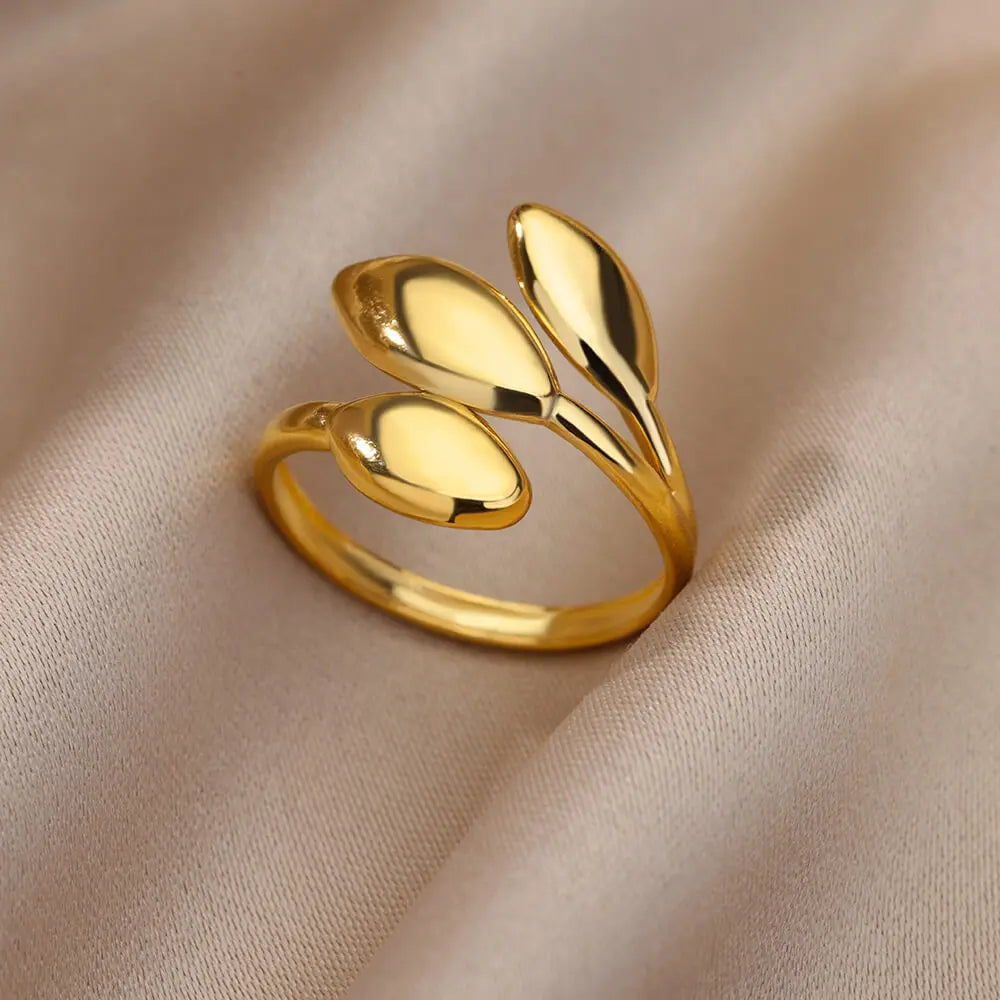 Edelstahlringe für Frauen 2024, Trend, neu in Goldfarbe, Ring für Damen, Hochzeitspaar, Schmuck, kostenloser Versand, Artikel anillos mujer