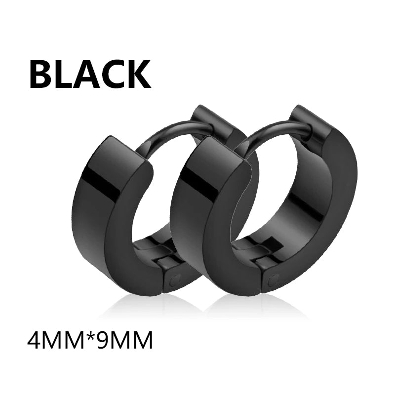 1pc Koreanische Mode Edelstahl Spezielle-förmigen Kreuz Anhänger Ohrringe Frauen Ohrring Punk Rock Piercing Hoop Ohrringe Schmuck
