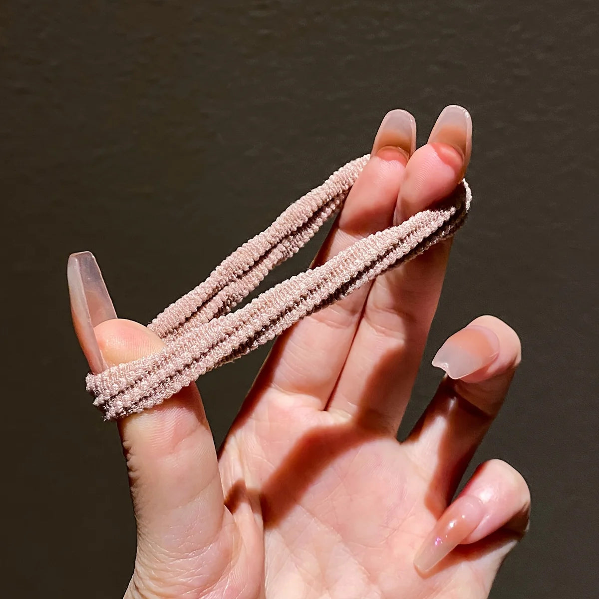 50 stücke Mädchen gemischte Farbe einfache Haar gummis Haarschmuck