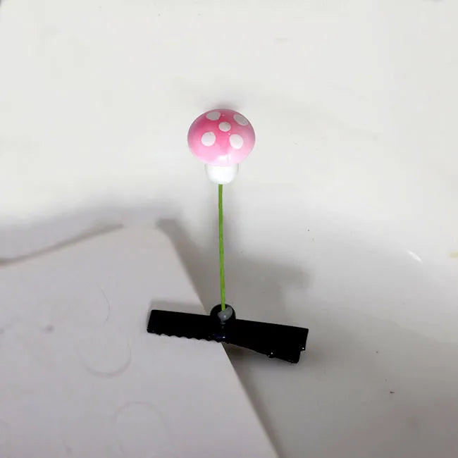 10/5 stücke Sprießen Gras Haar Clip Anlage Sojasprossen Clip Haar Mode Nette Pilze Haarnadel Frauen Haar Anlage Zubehör