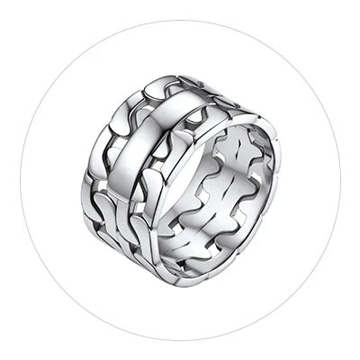 Kettens pro flach 5,5mm 11,5mm kubanischen Kettenblatt für Männer Frauen 316l Edelstahl Paar Schmuck benutzer definierte Ringe cp919
