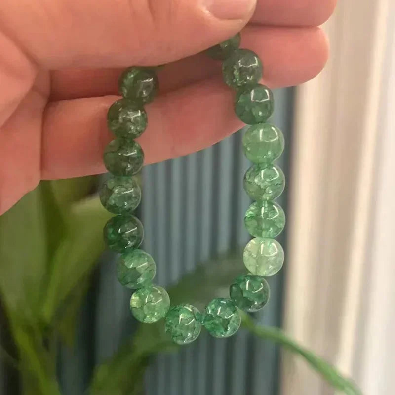 Mode Rosa Kristall Quarz Naturstein Armband Elastische Reiki Healing Energie Strang Armreifen Schmuck Perlen Liebhaber Frau Geschenk
