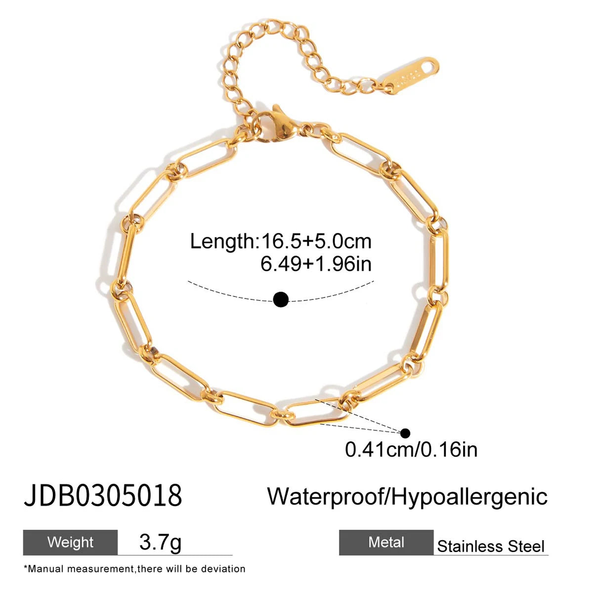 Zora Damen-Modetrend, 18 Karat vergoldetes Edelstahl-Zirkon-Tenniskettenarmband, geeignet für den täglichen Party-Urlaub usw.