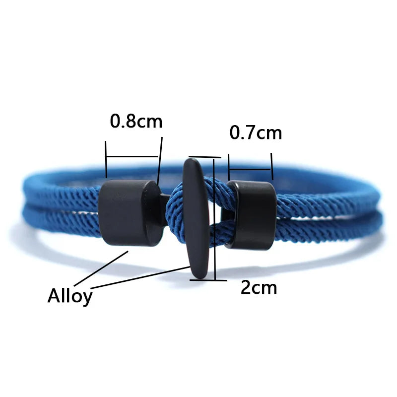 Neue Seil Armband Homme Hiphop Outdoor Camping Abenteuer Armband Pulsera Roja Tela Hand Zubehör Viking Schmuck Punk Joias