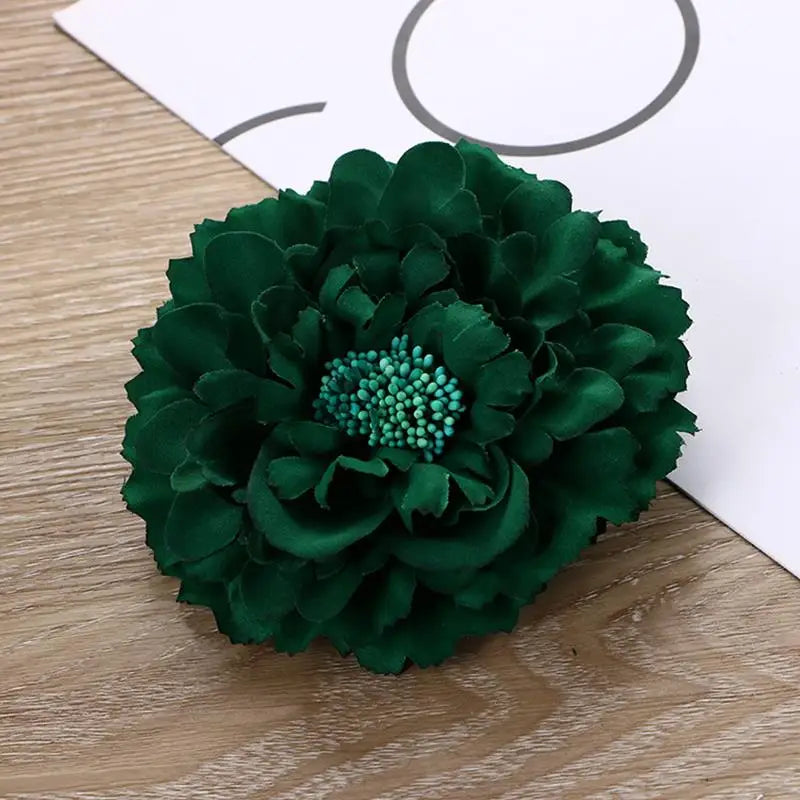 Flamenco Blumen Für Haar DIY Kopfschmuck Für Braut Beflockung Tuch Rote Rose Blume Haarnadel Haar Clip Party Haar Zubehör