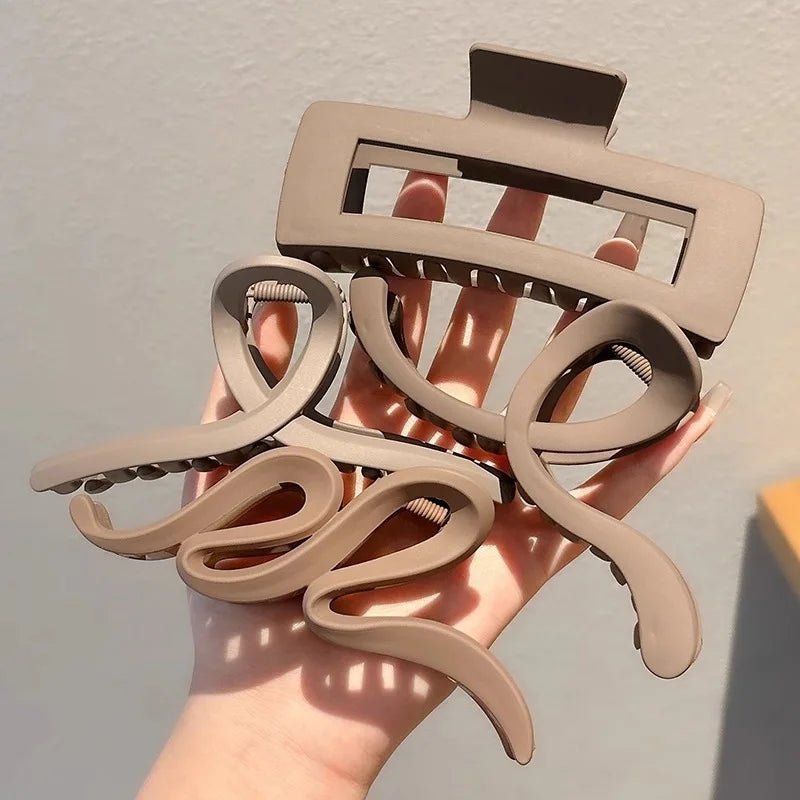 Mode Koreanische Einfarbig Acryl Welle Haar Krallen für Frauen Einfache Haar Clip Hohe Qualität Täglichen Haar Zubehör Mädchen Geschenk