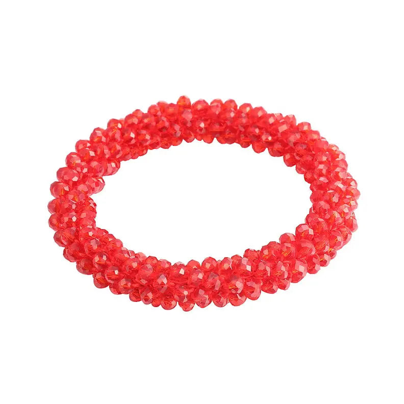Boho Elastische Armbänder & Armreifen Für Frauen Vintage Stretch Böhmischen Femme Kristall Glas Perlen Armbänder Partei Schmuck Geschenk