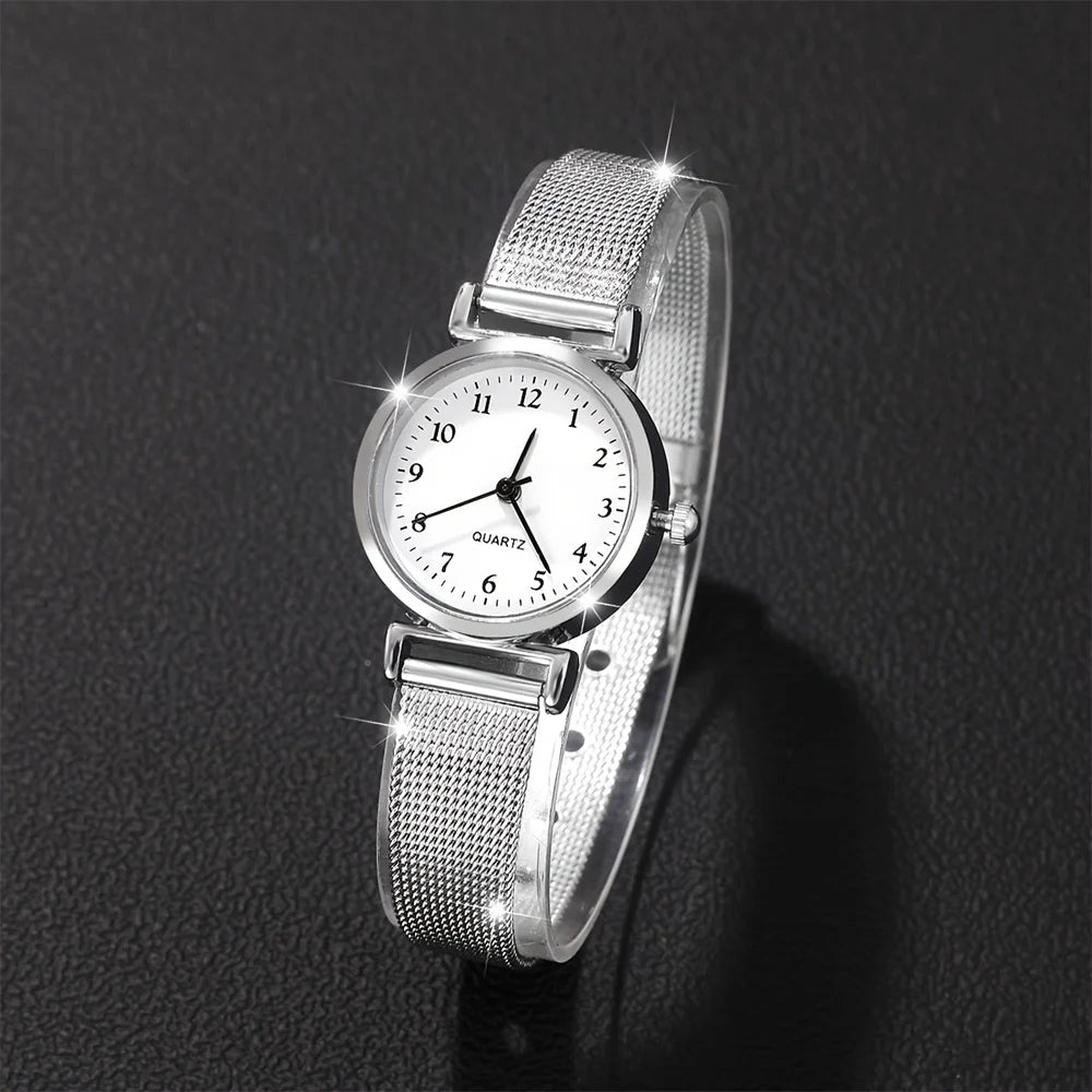 Frauen Mode Uhr Casual Armband Uhren Set Damen Einfache Zifferblatt Quarz Armbanduhren Kleid Uhr Montre Femme