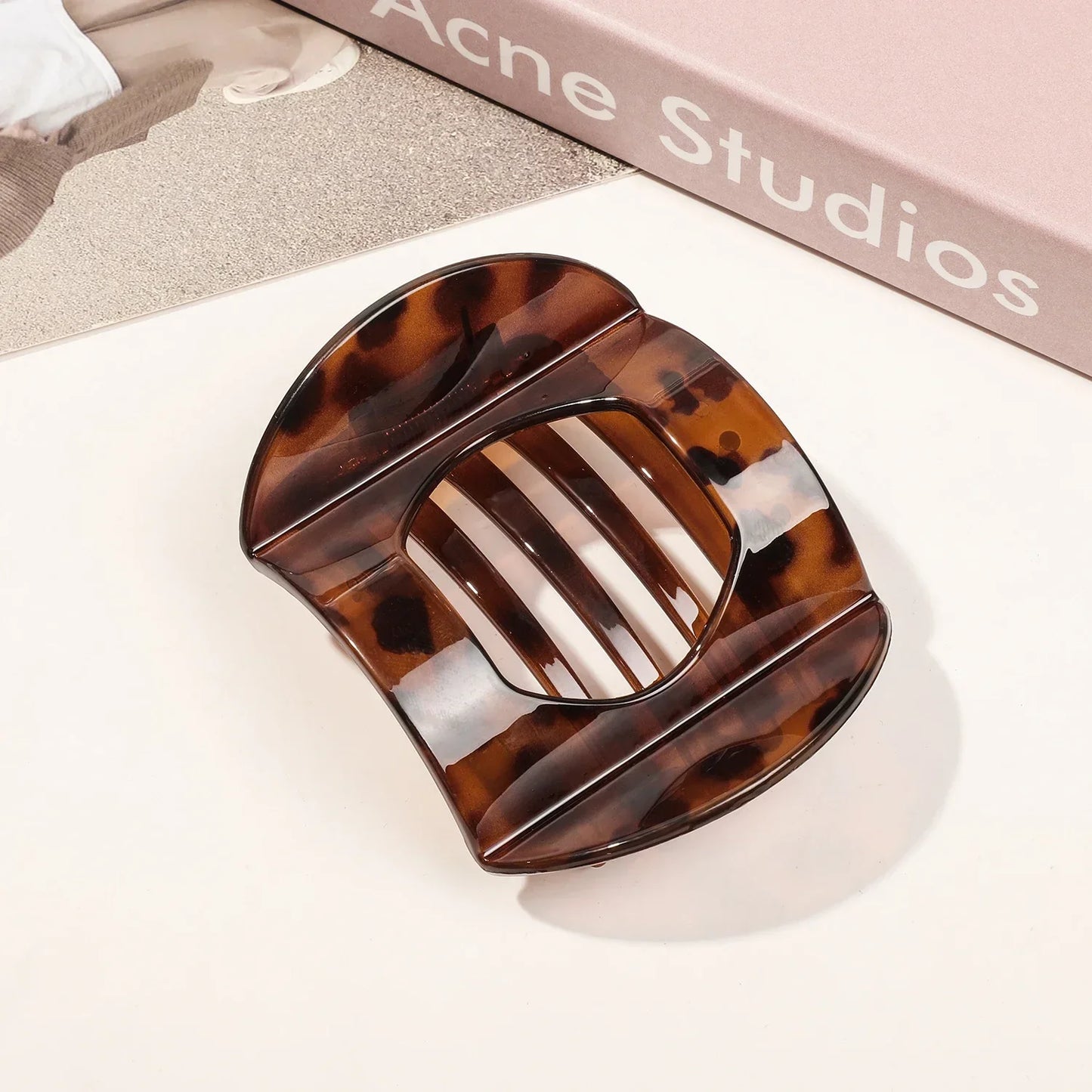 Neue große kleine Größen PC Haars pangen für Frauen rutsch feste Haarschmuck Vintage bogenförmige Enten klaue Haarnadeln Mädchen Haars pangen