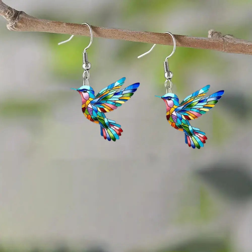 Kolibri Ohrringe für Frauen Mädchen elegante Quaste Charme baumeln Ohrring Modeschmuck Valentinstag Geburtstags geschenke