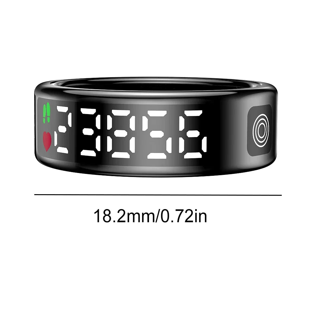 RS08 Smart Ring IP68Wasserdicht Gesundheit Fitness Sport Handgelenk Männer Frauen Ringe Herzfrequenz Blut Sauerstoff Schlaf Monitor Für iPhone iOS
