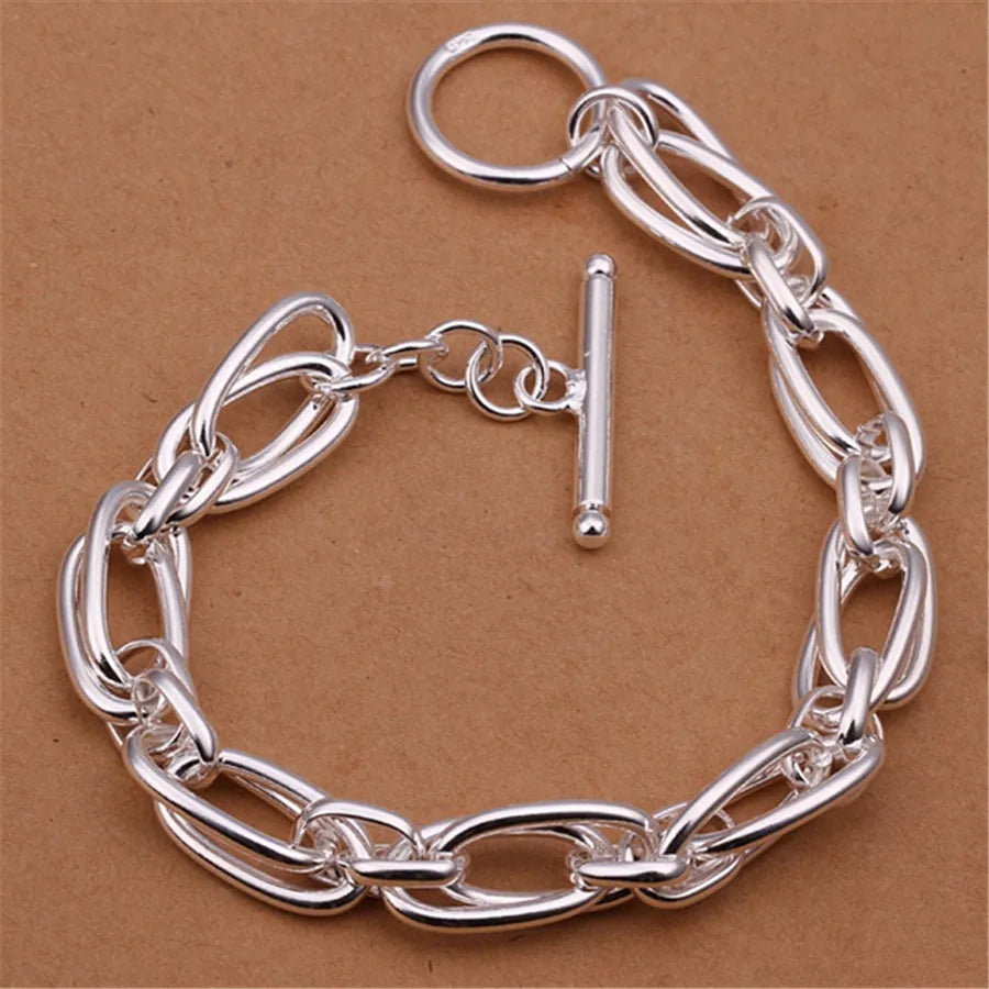 URMYLADY Großhandel für Männer und Frauen, Kette aus 925er Sterlingsilber, Armbänder, edles Hochzeitsgeschenk, Party, Modeschmuck, Weihnachtsgeschenke