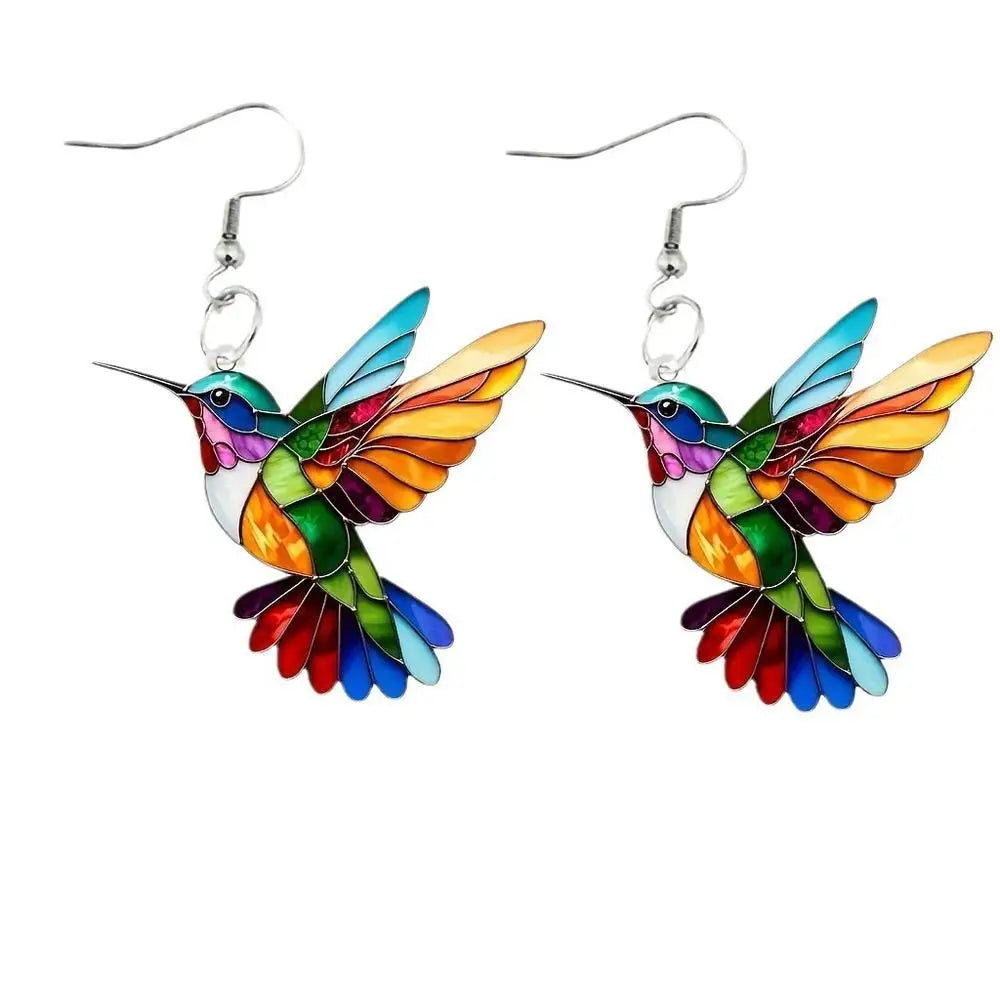 Kolibri Ohrringe für Frauen Mädchen elegante Quaste Charme baumeln Ohrring Modeschmuck Valentinstag Geburtstags geschenke