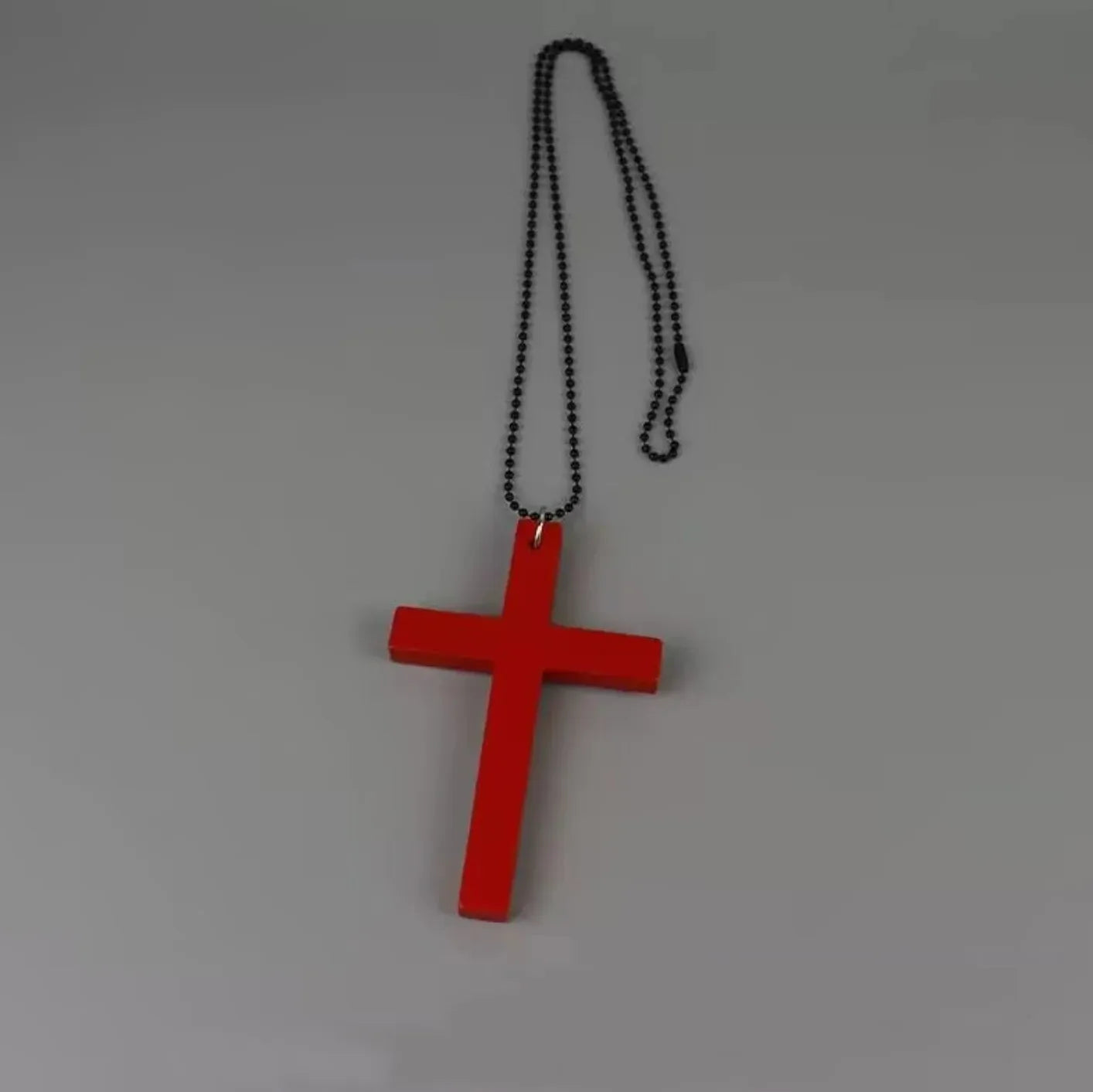 Persönlichkeit Punk Trendy Coole Gothic Holz Kreuz Anhänger Halskette für Frauen Männer Vintage Hip Hop Y2k Halskette Partei Schmuck Geschenk