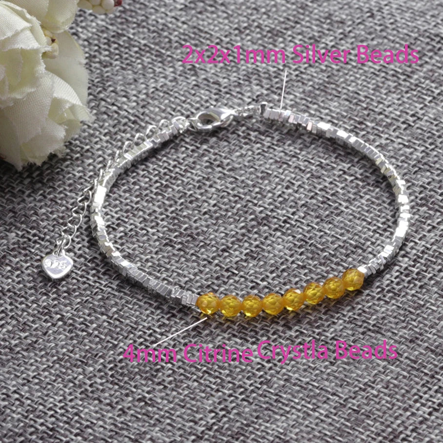 VENTFILLE 925 Sterling Silber Linie Extrem feines Armband für Frauen Liebe Haert Bead Koreanische Ins Süße Schmuck Geschenk Dropshipping